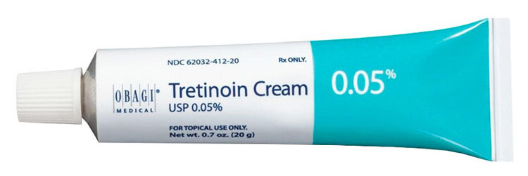 Crema de tretinoína 0.05