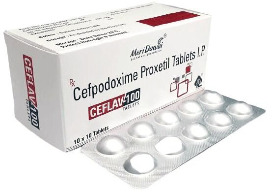 Comprimidos de cefpodoxima proxetilo 100 mg